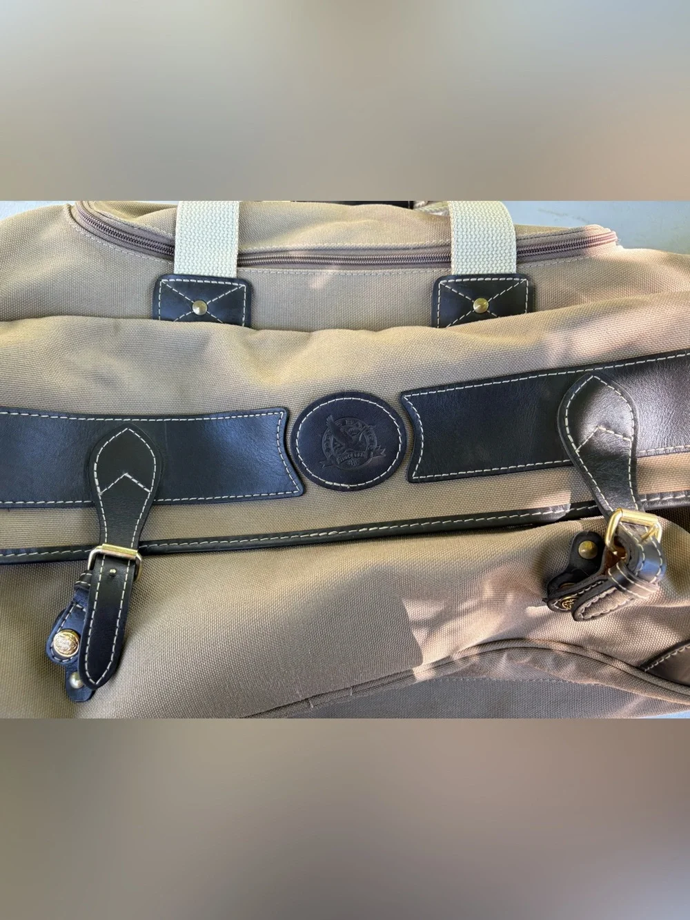 Eddie Bauer X Ford Mulholland Brothers Duffle Bag Travel Canvas Overnight Work